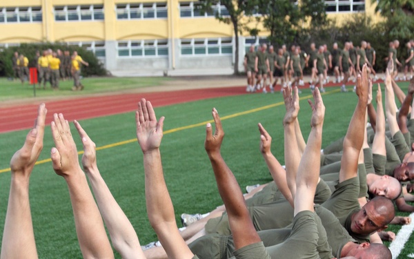 Co. E improves through ability groups