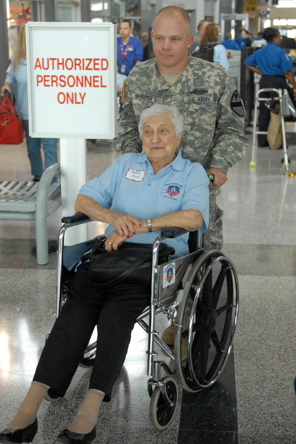 Lancers assist with Austin’s Honor Flight