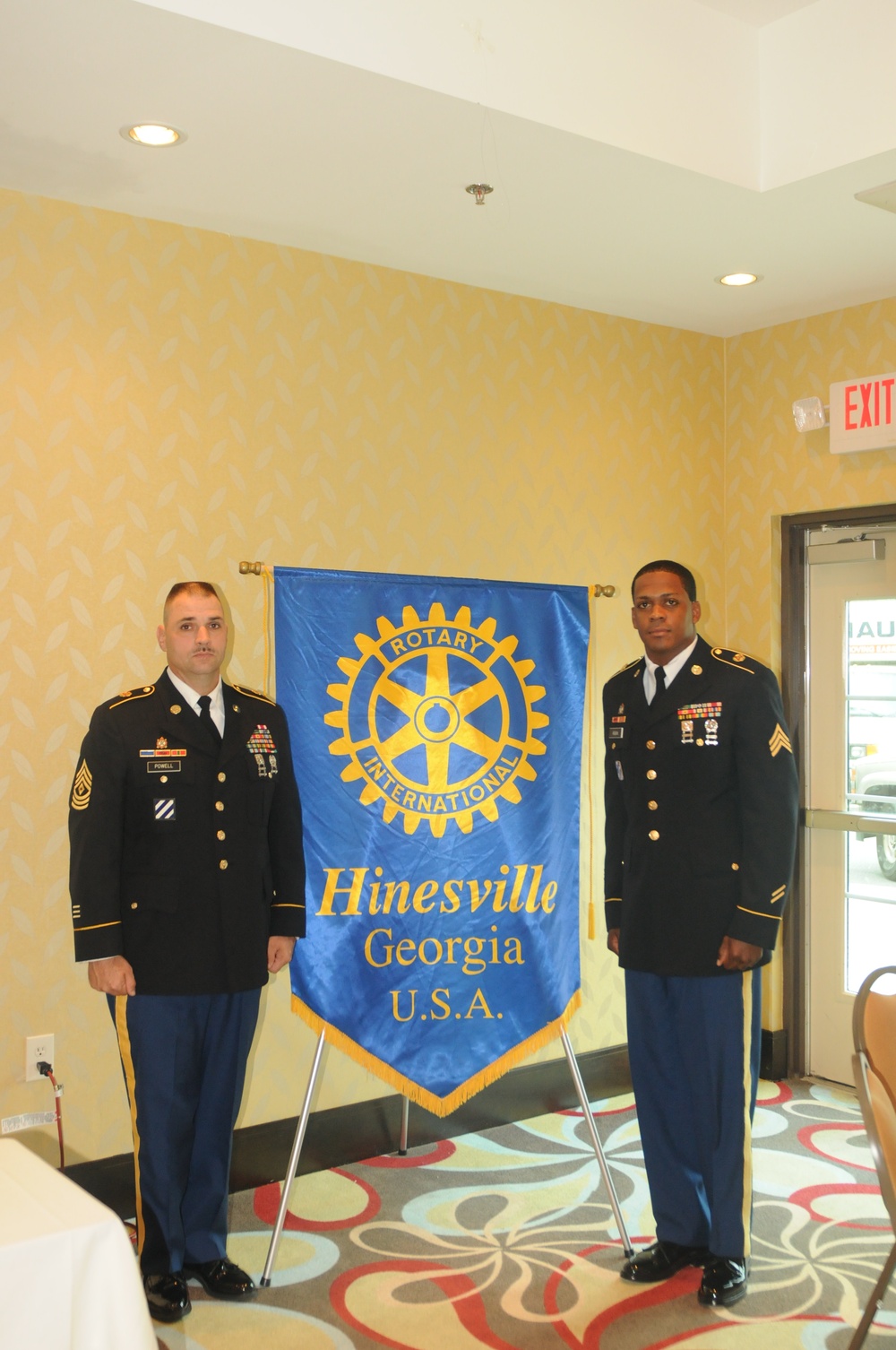 Hinesville Rotary Club honors 3SB soldier