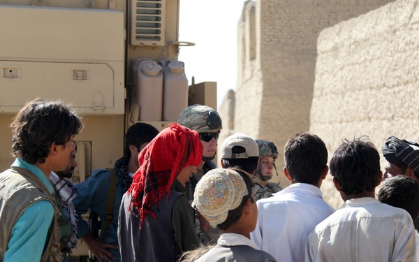 Routine patrol in Parwan