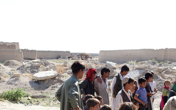 Routine patrol in Parwan