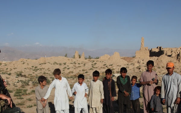 Routine patrol in Parwan