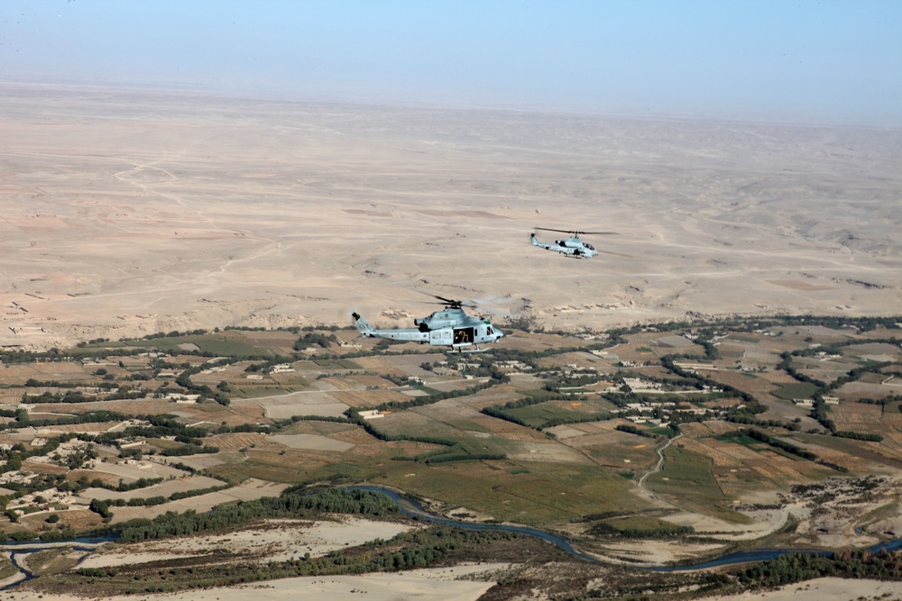 HMLA-469 Conducting Operations Over Helmand