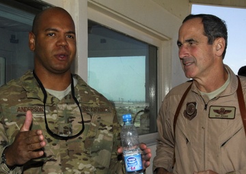 AMC commander visits BAF airmen; shows appreciation