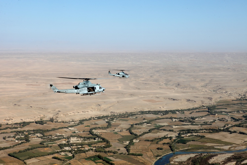 HMLA-469 Conducting Operations Over Helmand