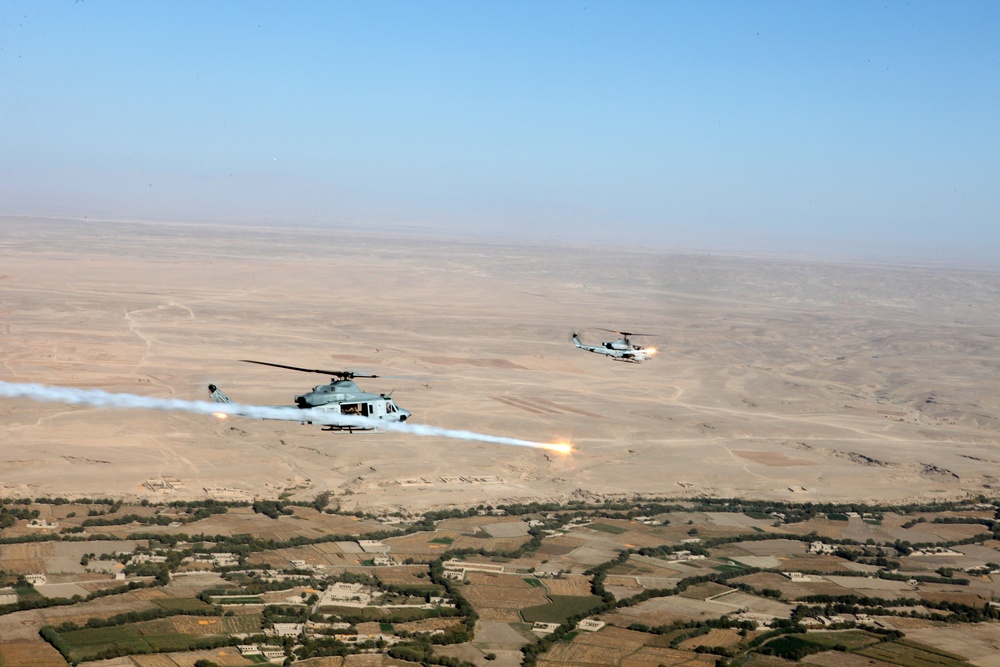 HMLA-469 Conducting Operations Over Helmand