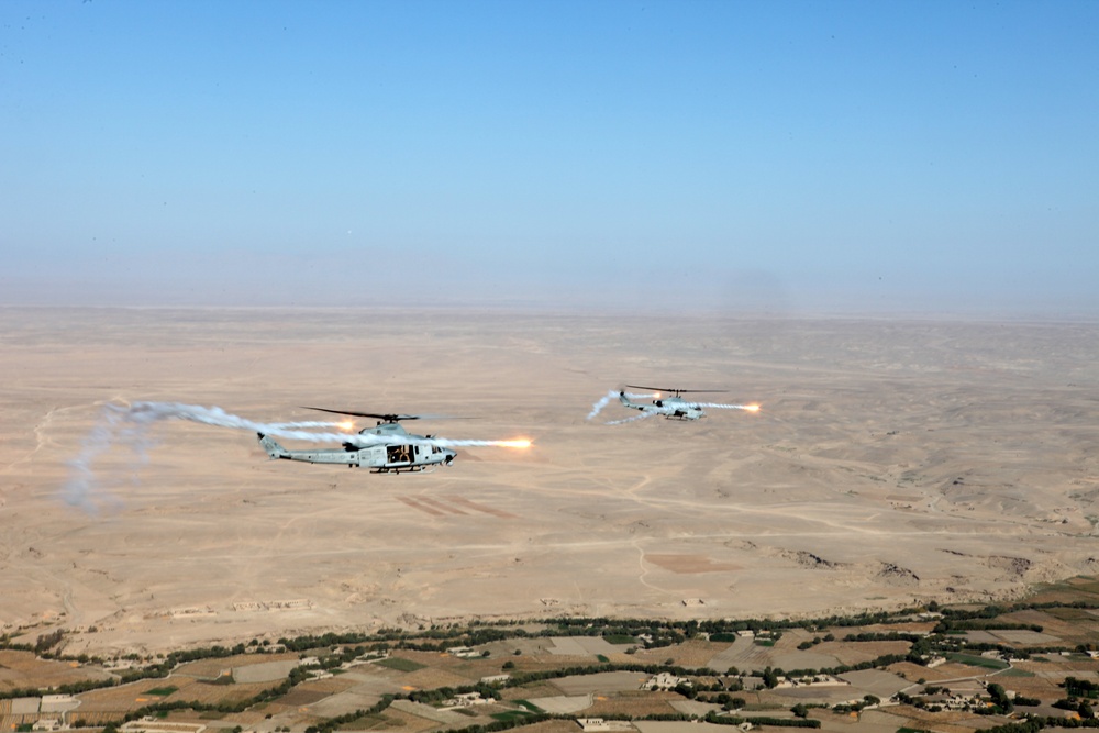 HMLA-469 Conducting Operations Over Helmand