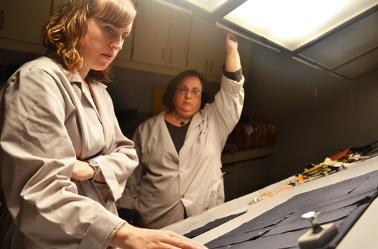 DLA color scientists in Philadelphia ensure military fabrics make the grade