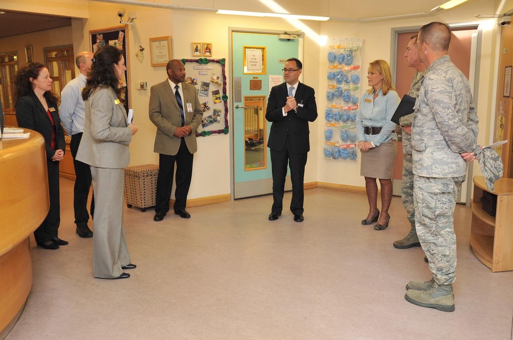 Assistant Secretary of the Air Force for Manpower and Reserve Affairs visits RAF Mildenhall