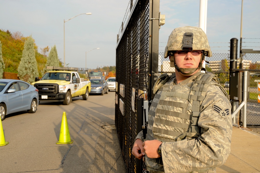 Barrier and anti-terrorism exercise