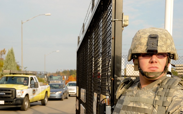 Barrier and anti-terrorism exercise