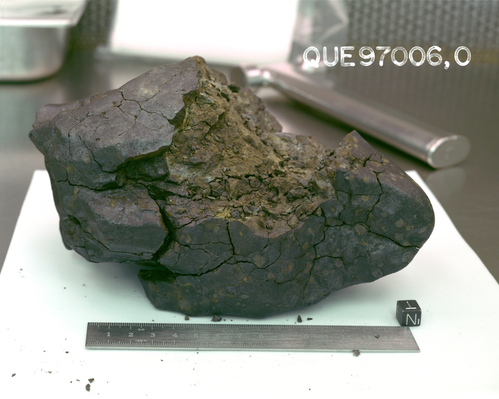 Meteorite Samples Photographed in Meteorite Processing Laboratory (MPL)