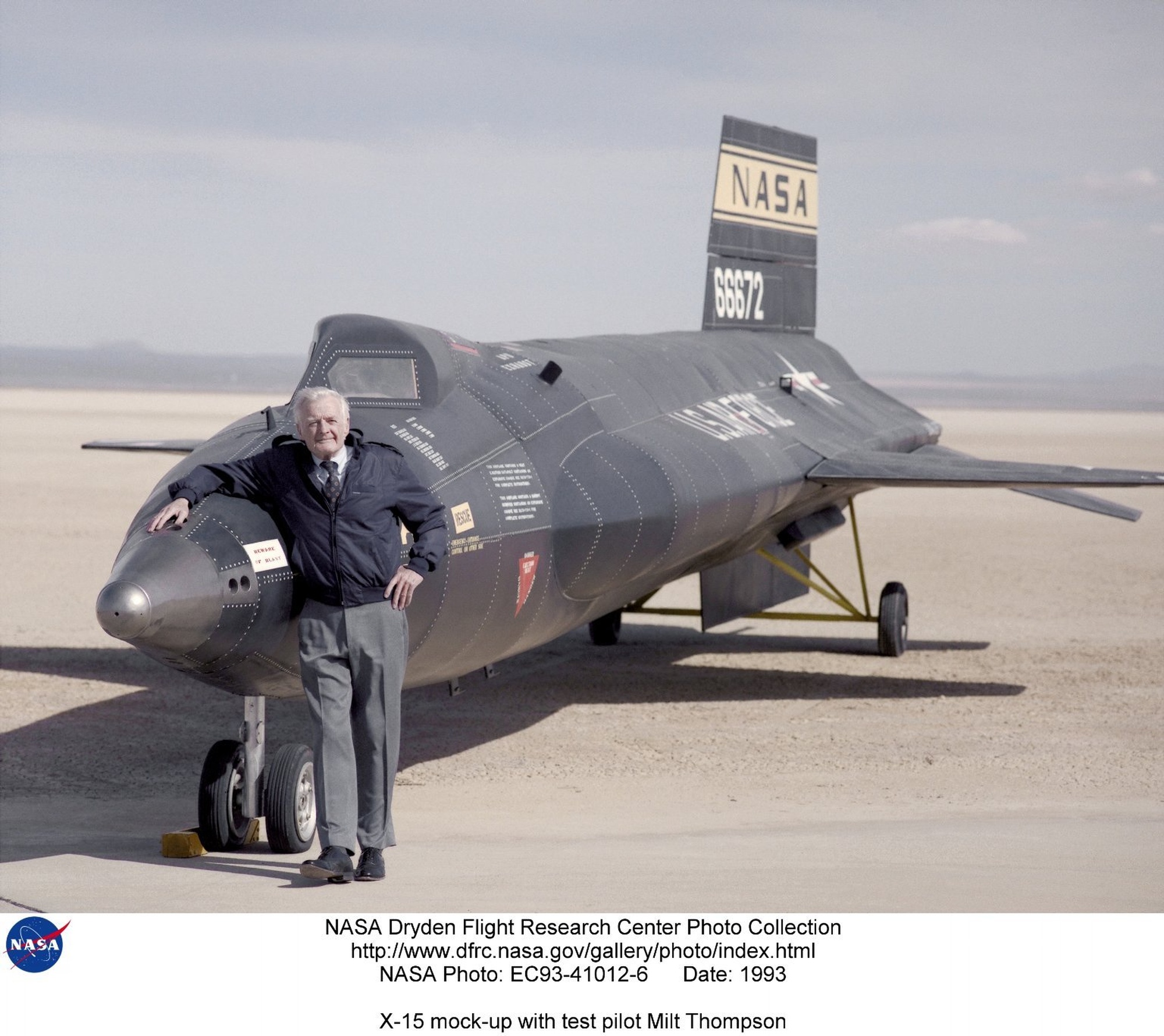 DVIDS Images - X-15 test pilot Milt Thompson