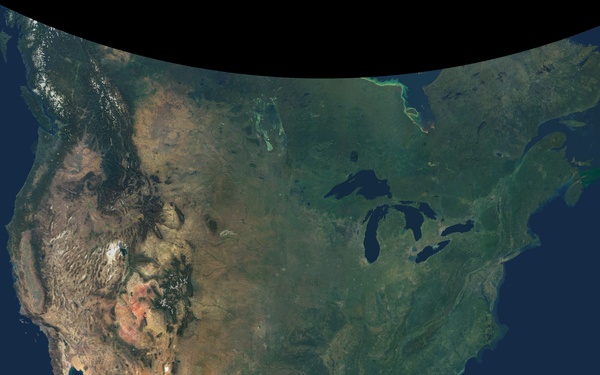 Natural Color Mosaic of North America: Image of the Day