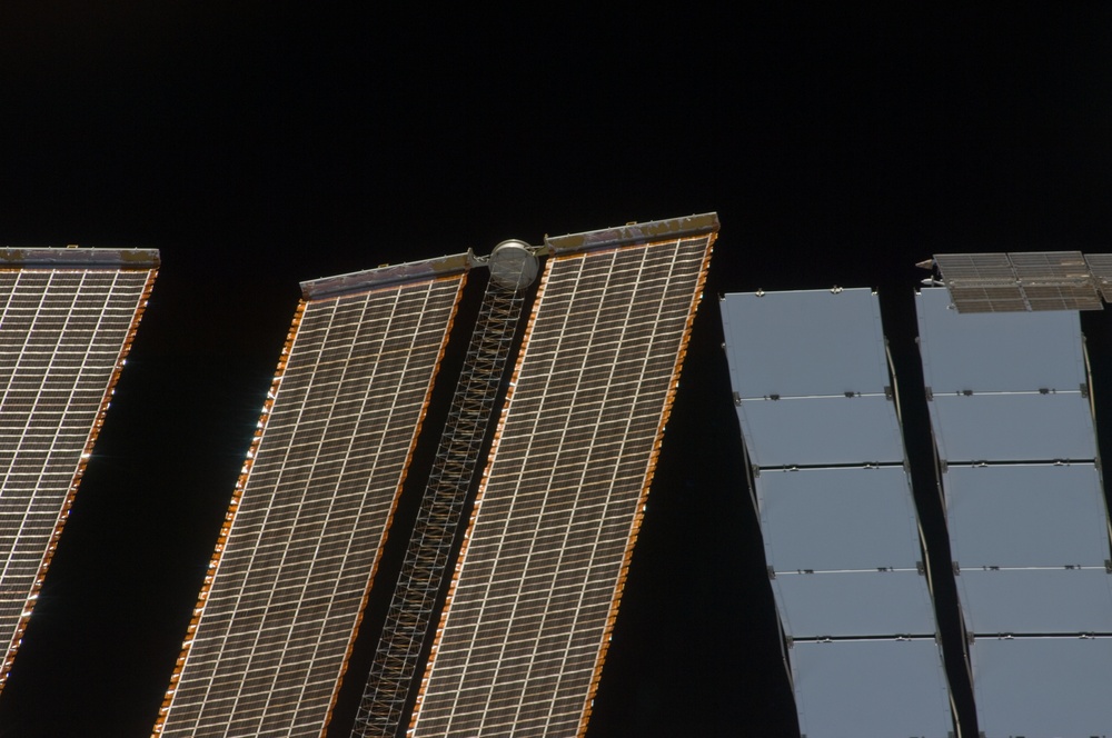 ISS Flyaround views during STS-119