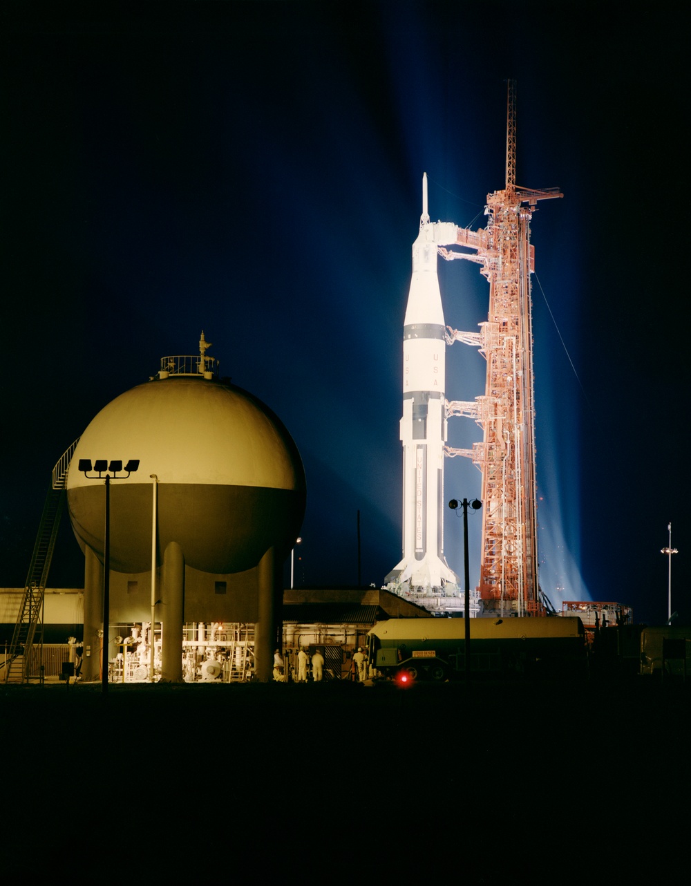 APOLLO VII - PRELAUNCH - COUNTDOWN DEMONSTRATION TEST CDDT - KSC