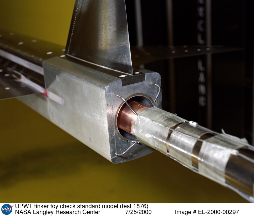 UPWT tinker toy check standard model (test 1876)