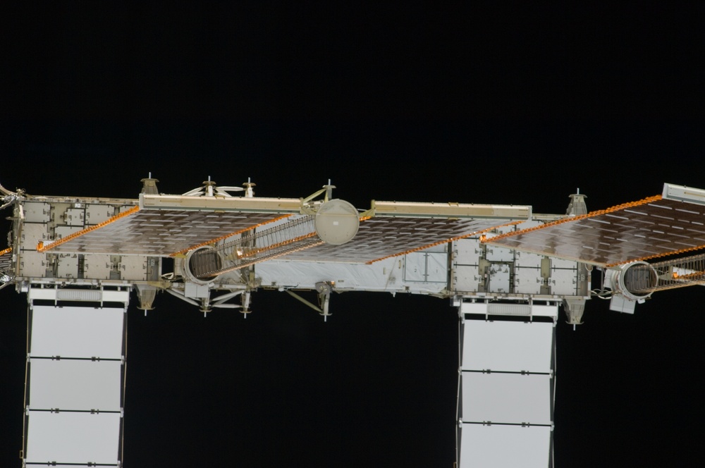 ISS Flyaround views during STS-119