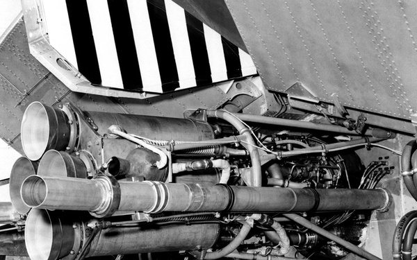 XLR-11 Engine Close-up in X-24A