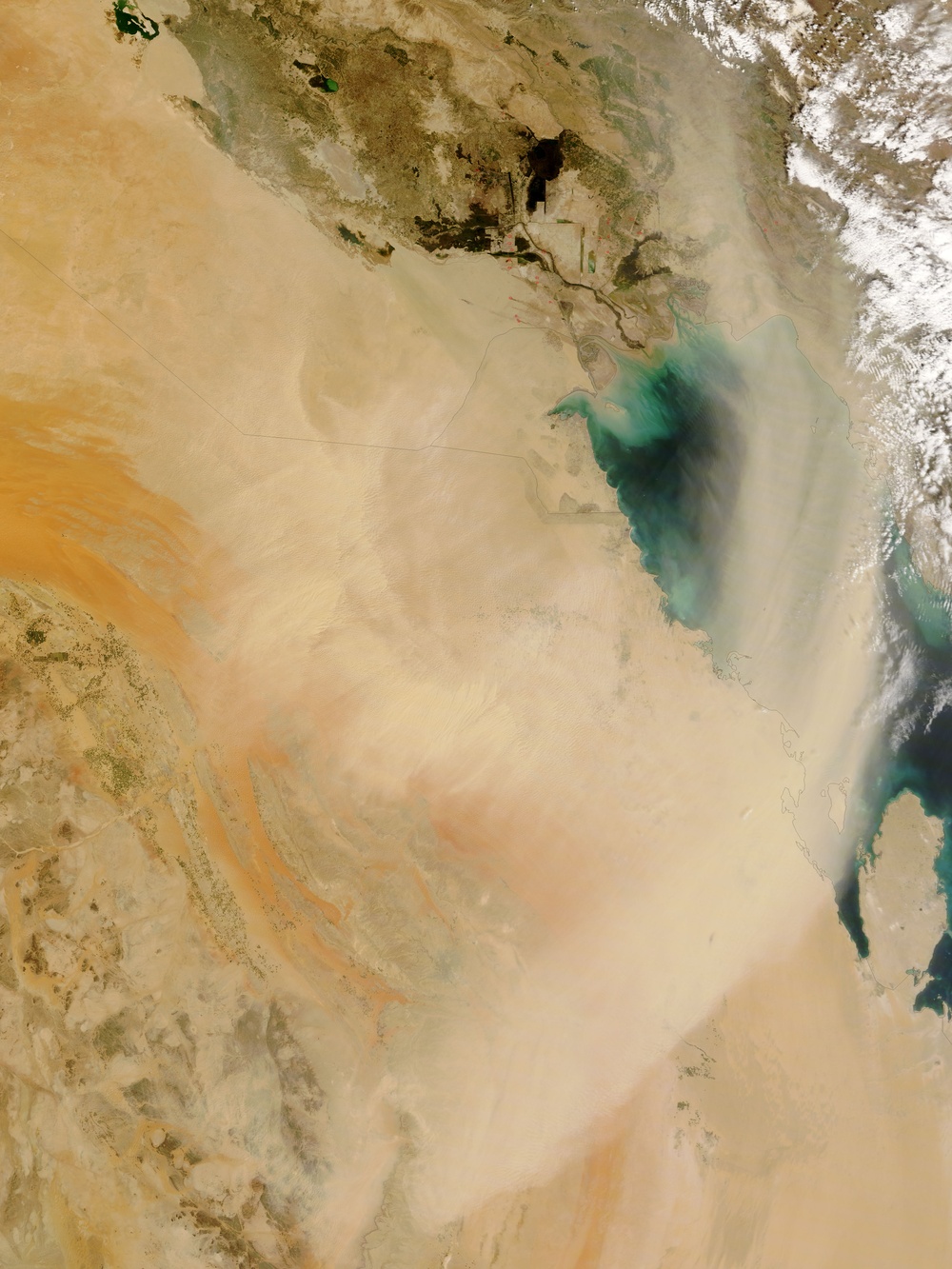 DVIDS Images Dust over the Persian Gulf and Saudi Arabia Natural