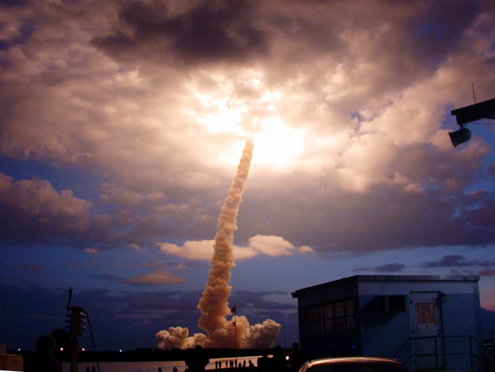 STS-109 launch view