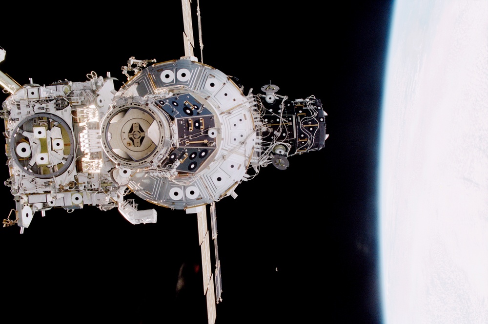 View of ISS after undocking