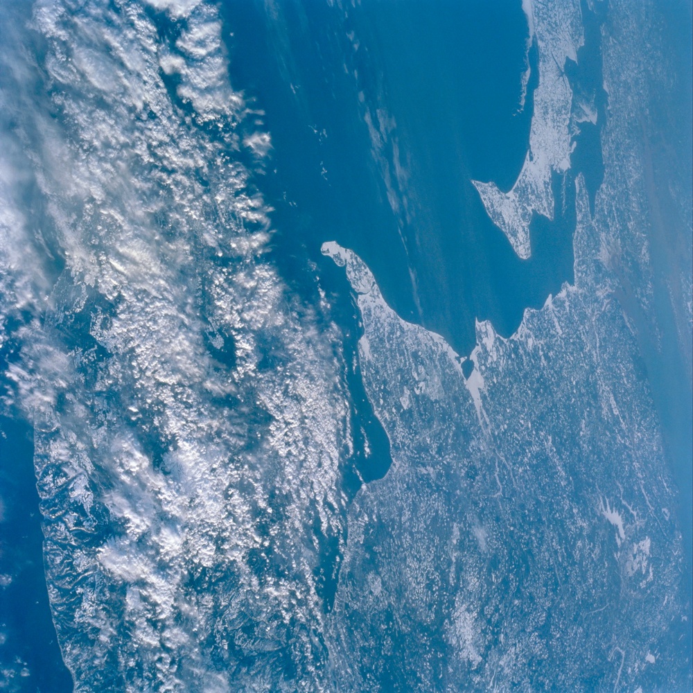 Earth observation image of New Brunswick and PEI, Canada taken during STS-100