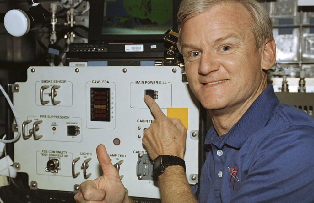 Casper at control board