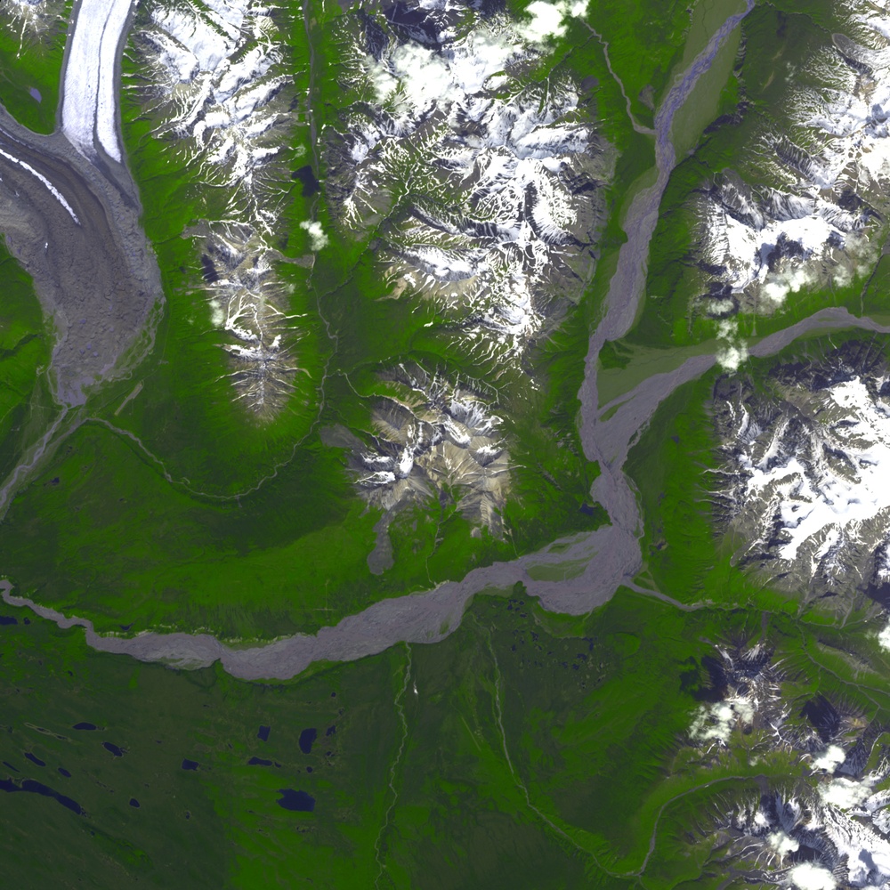 Rock Glacier on Sourdough Peak, Alaska: Image of the Day