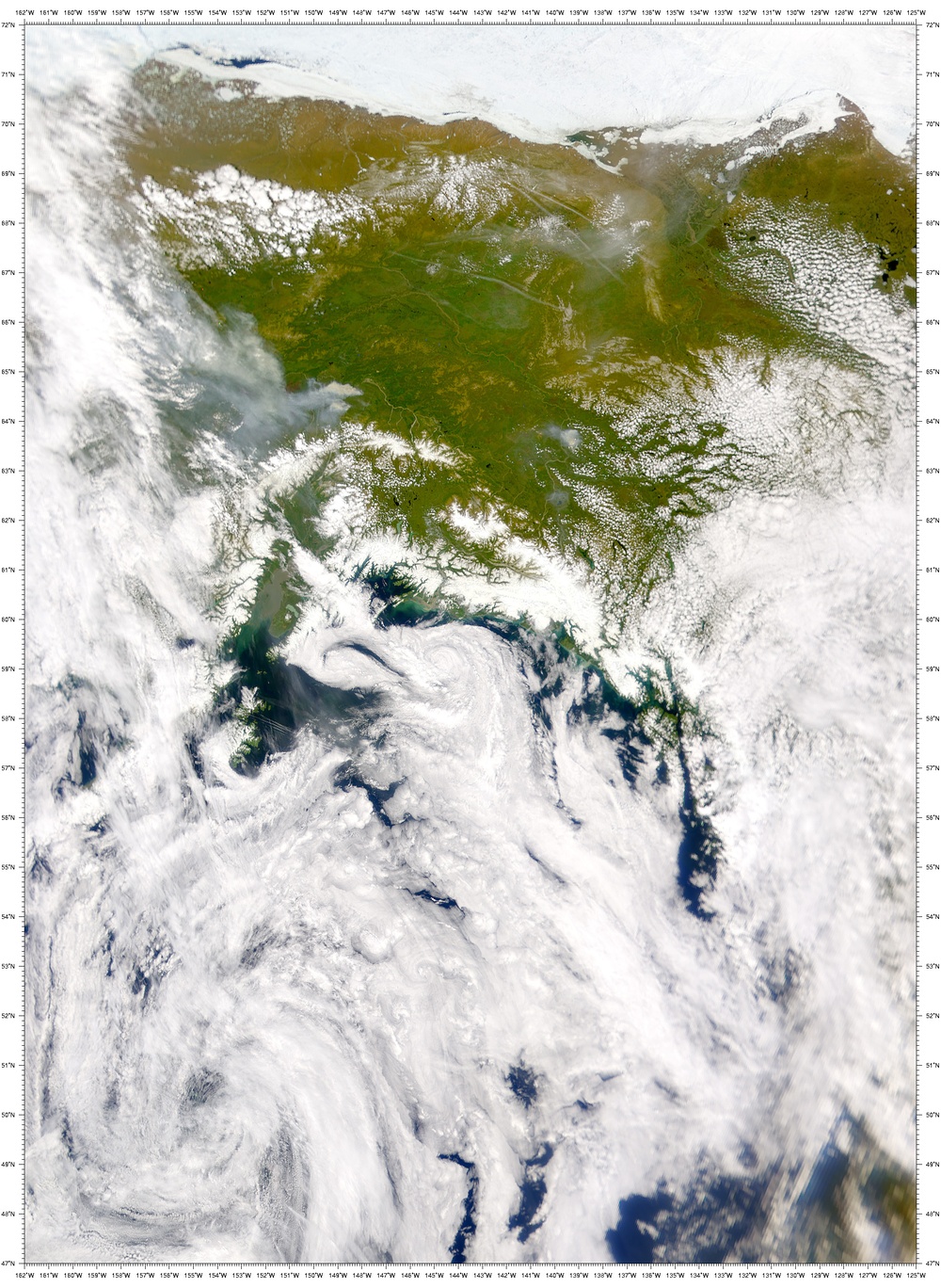 Forest Fires near Fairbanks, AK : Image of the Day