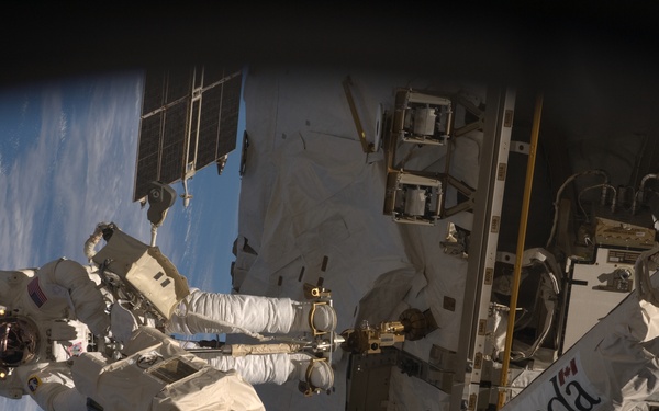 STS-119 EVA 3 GAT SSRMS LEE B Snare Lubrication OPS