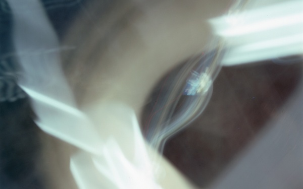 A blurred image taken for the STS-100 mission