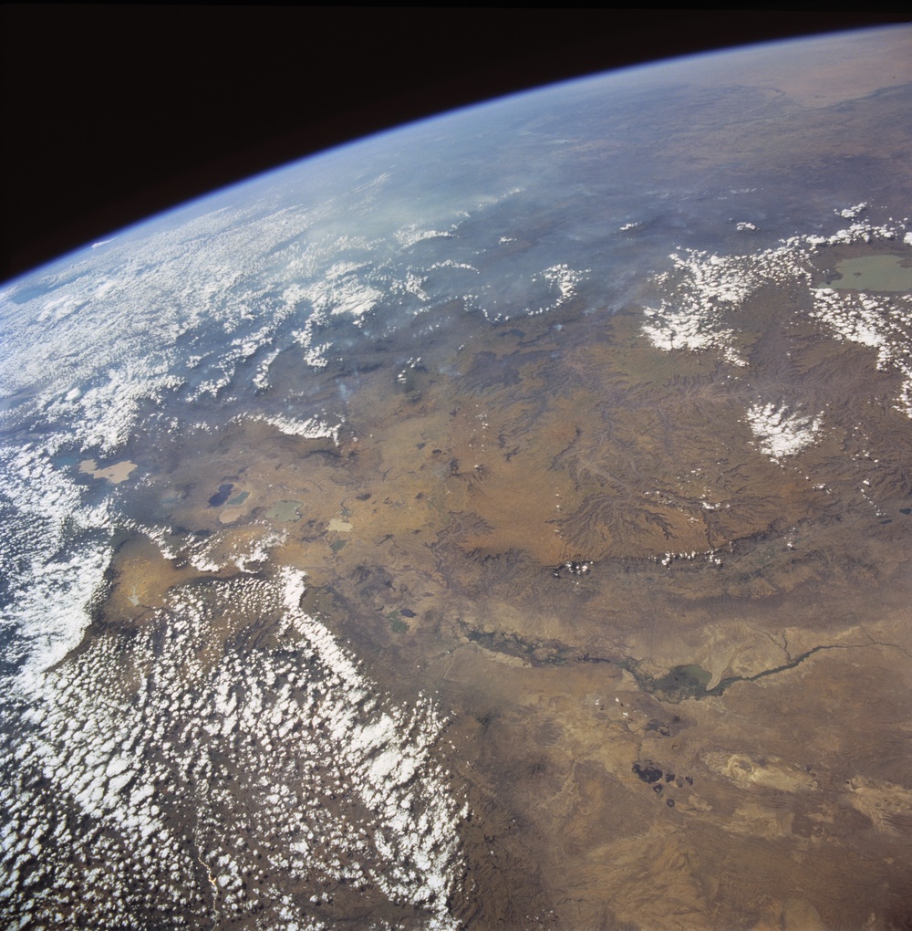 Earth observations taken from Space Shuttle Columbia during STS-80 mission