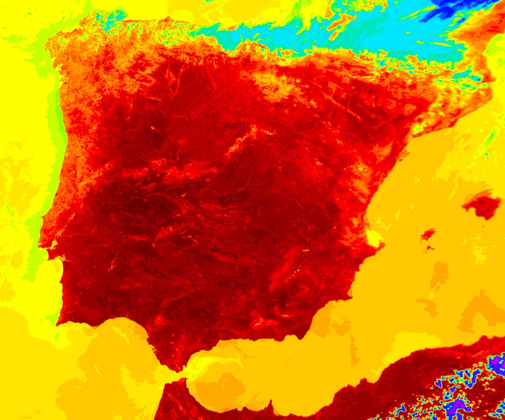 Summer Heatwave in Spain: Image of the Day