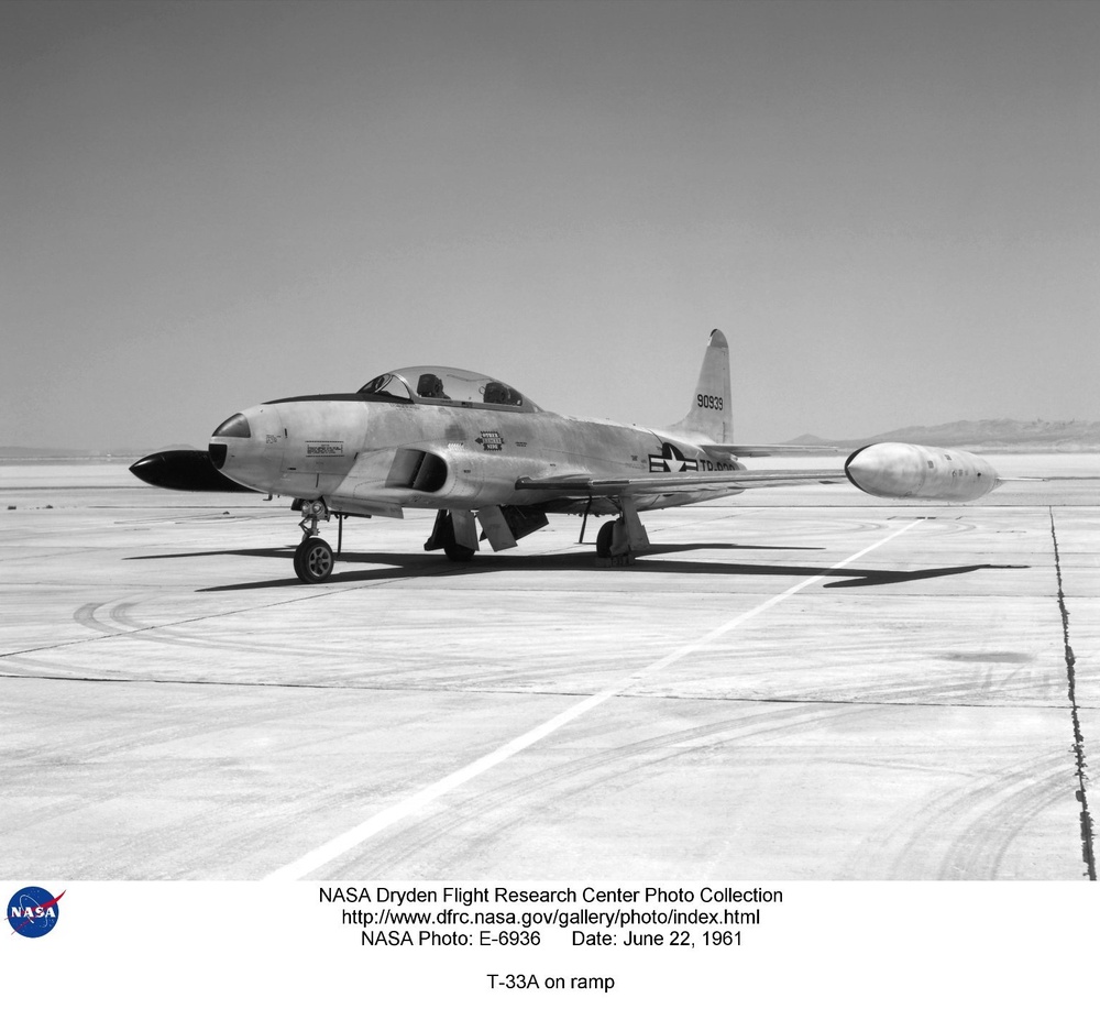 T-33A on ramp