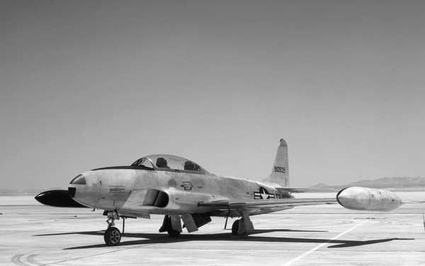 T-33A on ramp