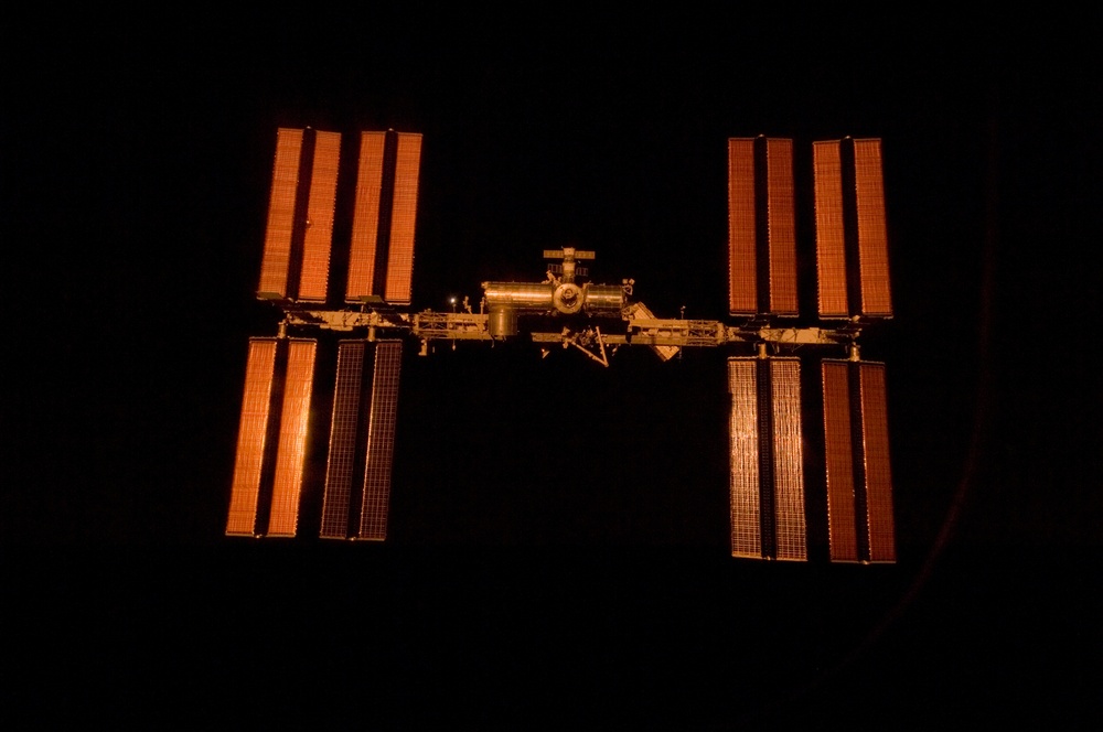 ISS Flyaround views from STS-119
