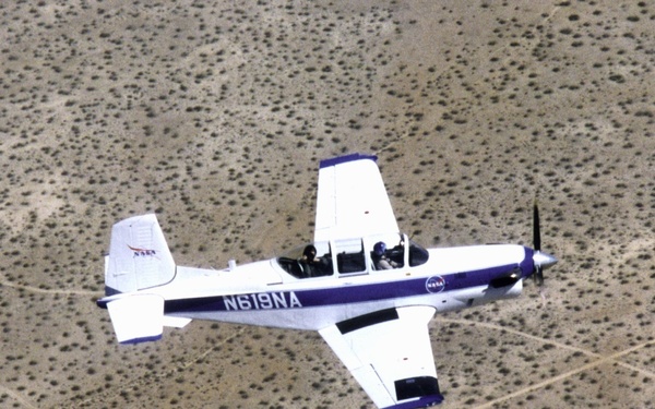 T-34C in flight