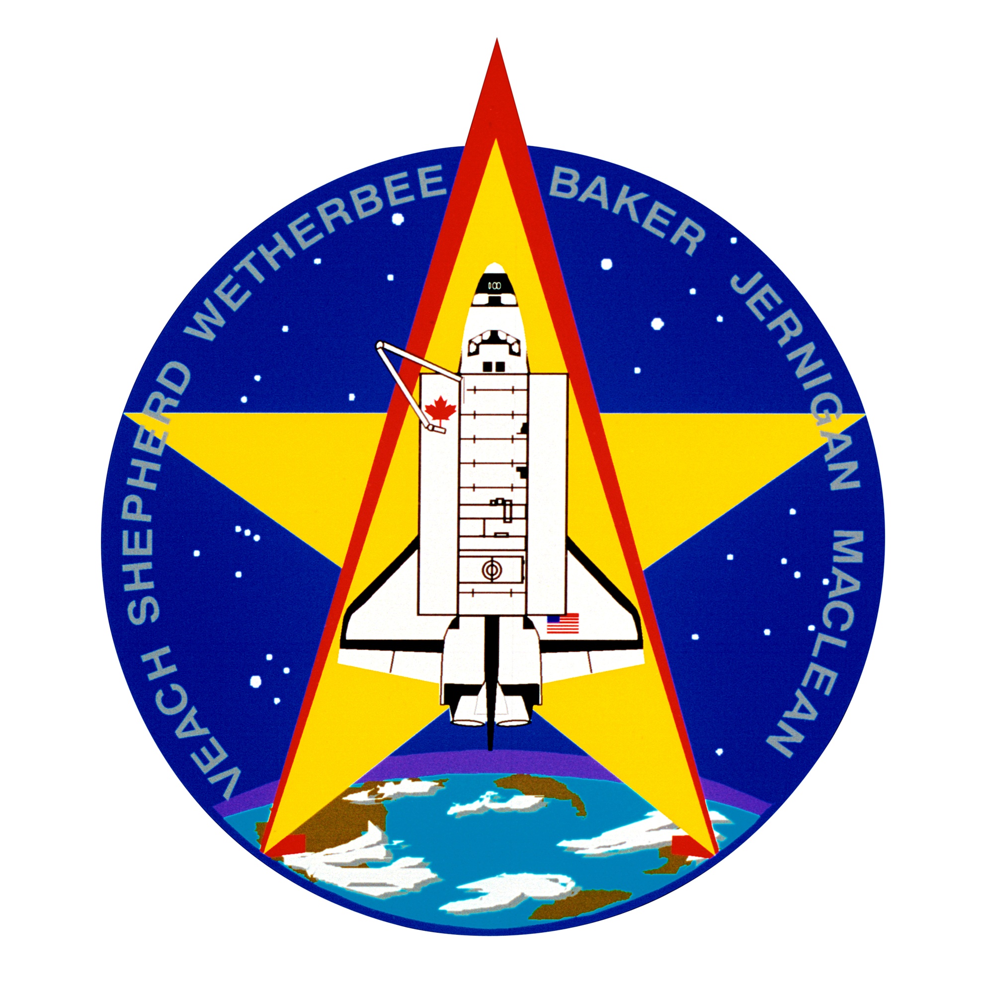 Nasa Id Rocket Badge