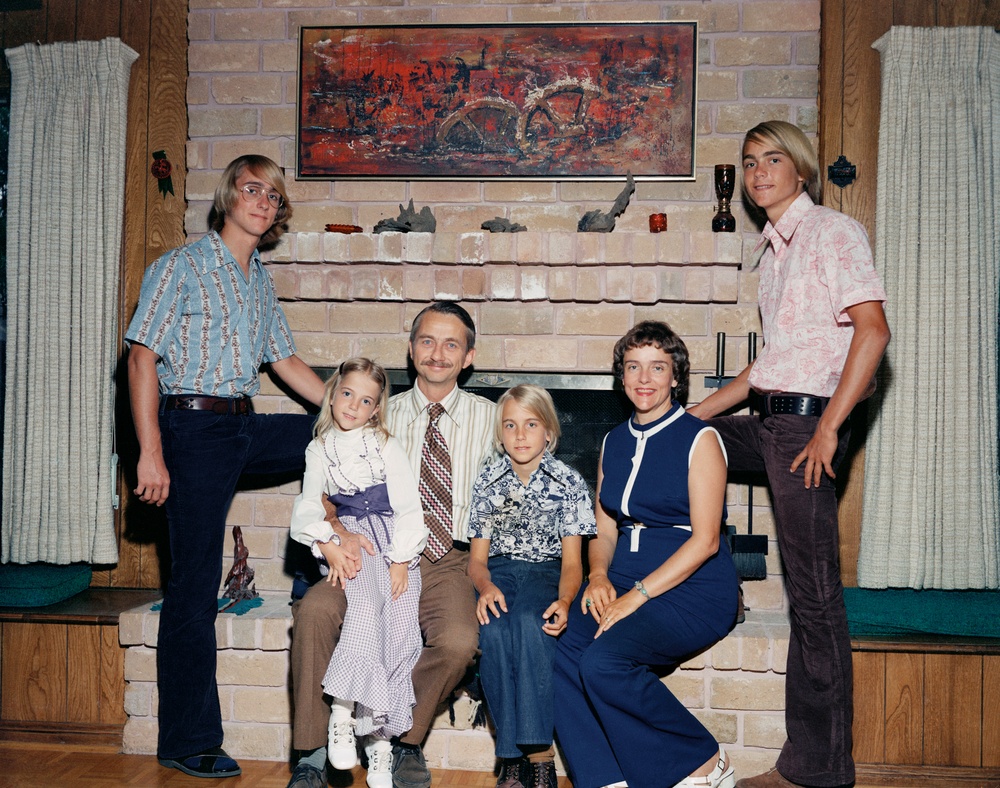 Owen Garriott and family