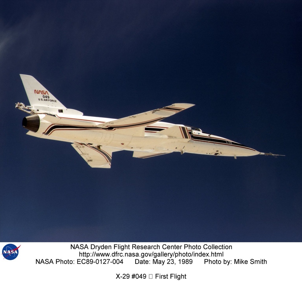 X-29 #049 - First Flight