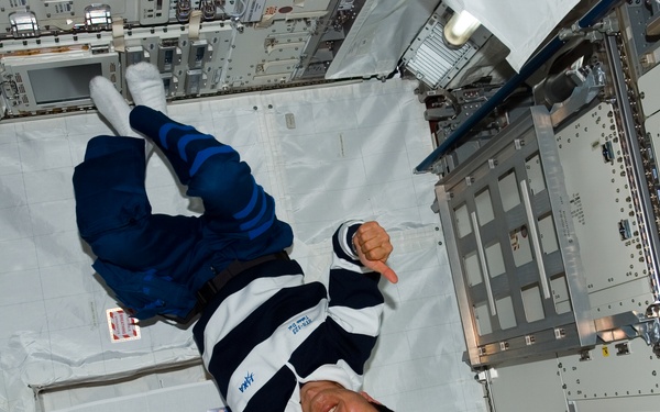 Doi in the JLP during STS-123 / Expedition 16 Joint Operations