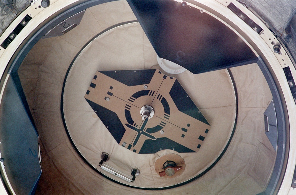 View of the hatch for PMA2 taken during STS-110