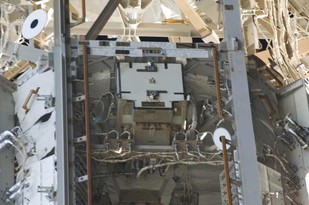 Survey view of Bay 17 on the S3 Truss during Joint Operations