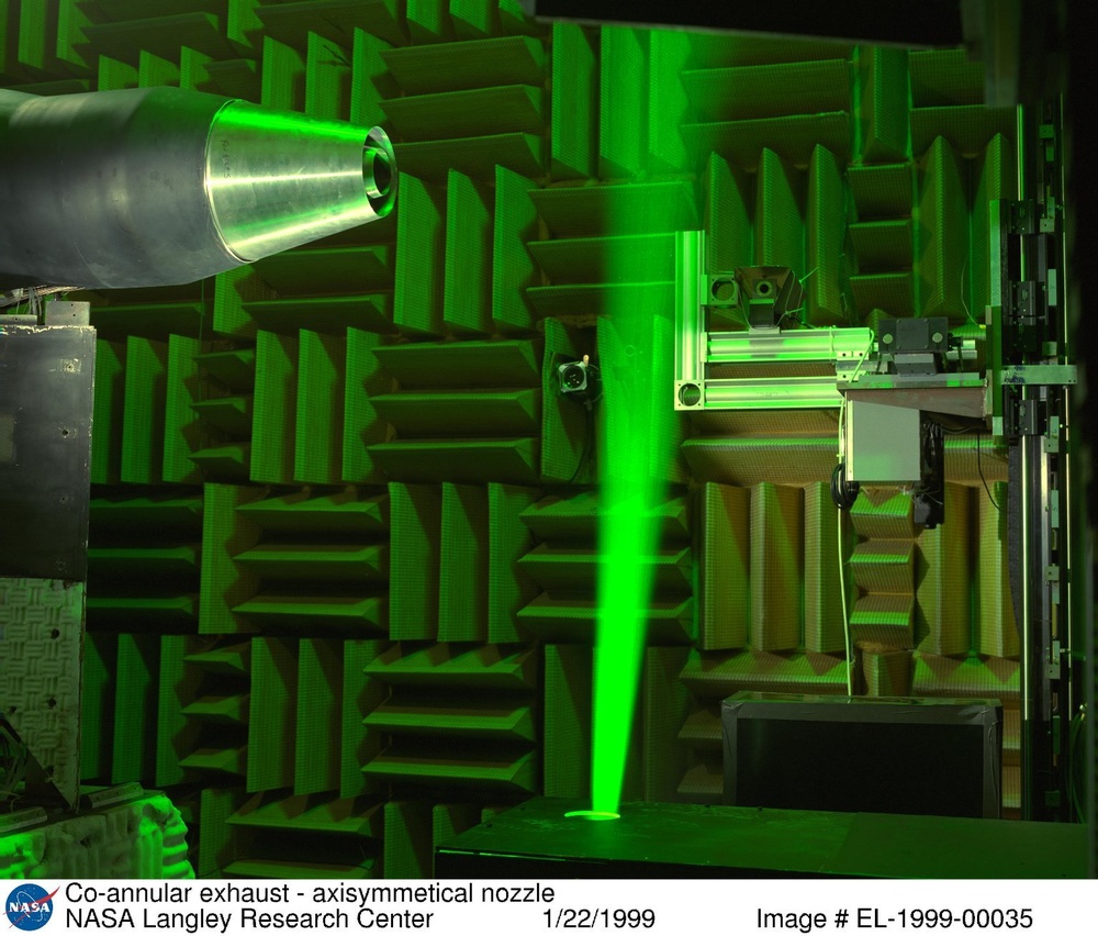 Co-annular exhaust - axisymmetical nozzle