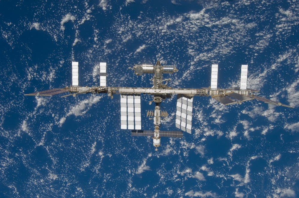 ISS Flyaround views from STS-119
