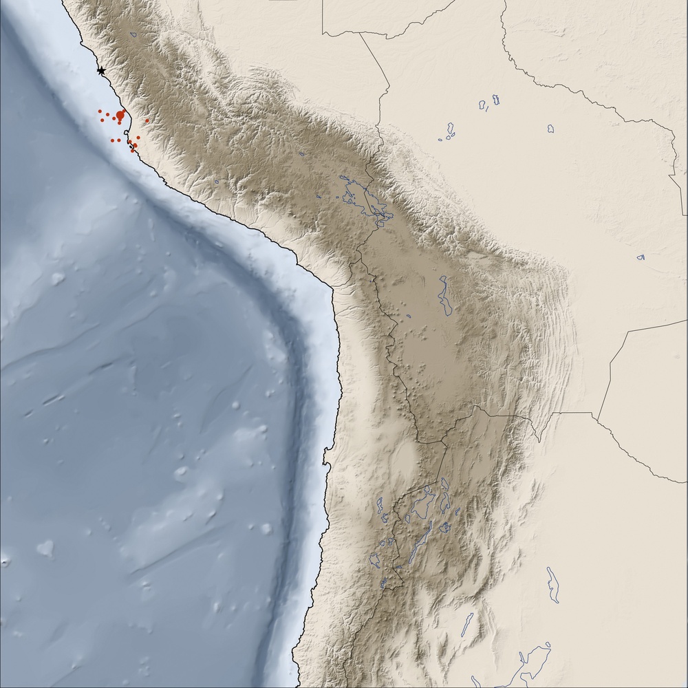 Magnitude 8.0 Earthquake off the Coast of Peru: Image of the Day