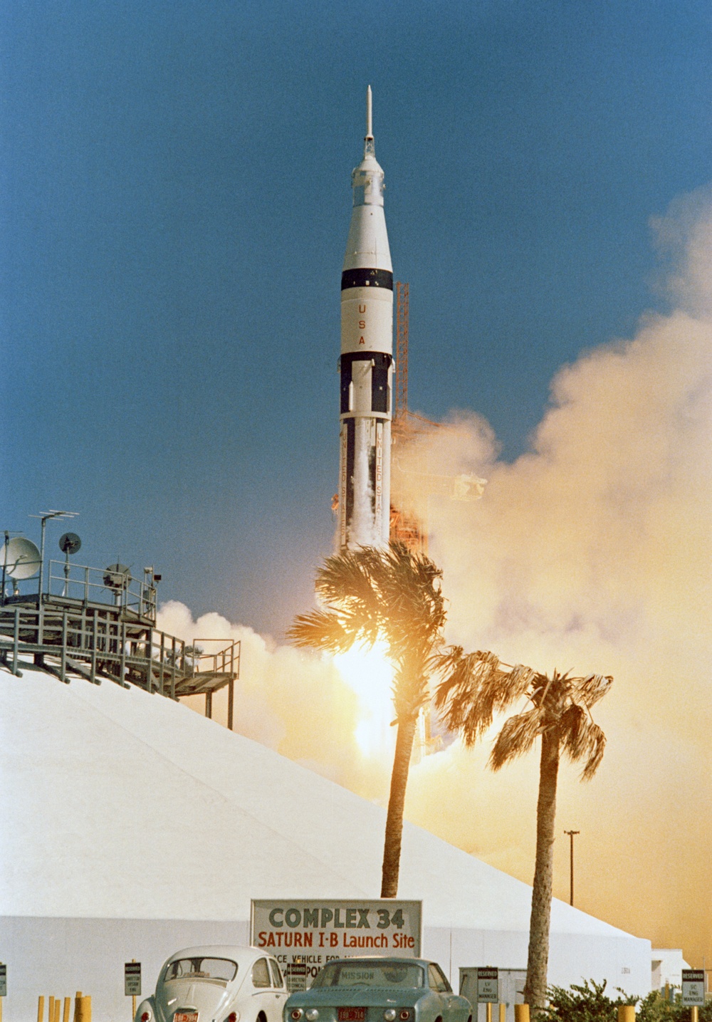 APOLLO VII - LAUNCH - KSC