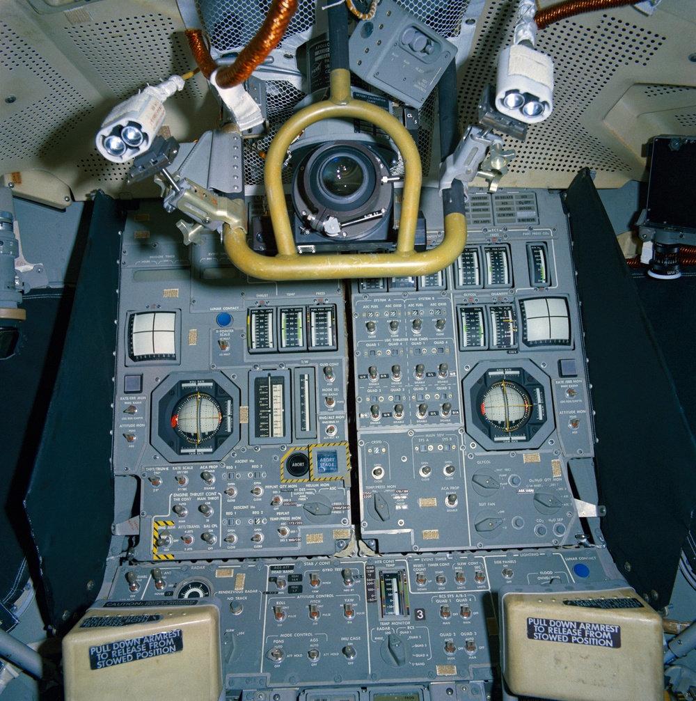 Apollo 15 Lunar Module - Interior views of LM Panels