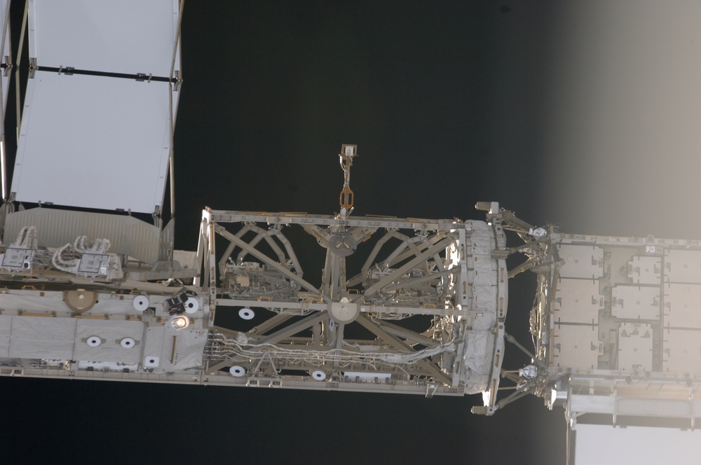 ISS during STS-119 Approach